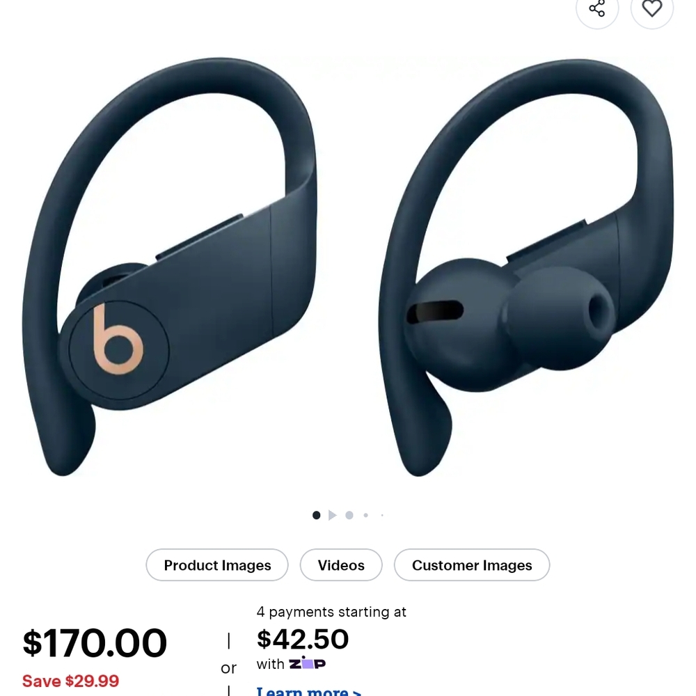 Powerbeats Pro 1, Wireless Earbuds - Navy